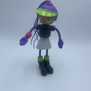 Betty Spaghetty #2 Doll 7" McDonalds 2202 Black Purple Green cream skirt.